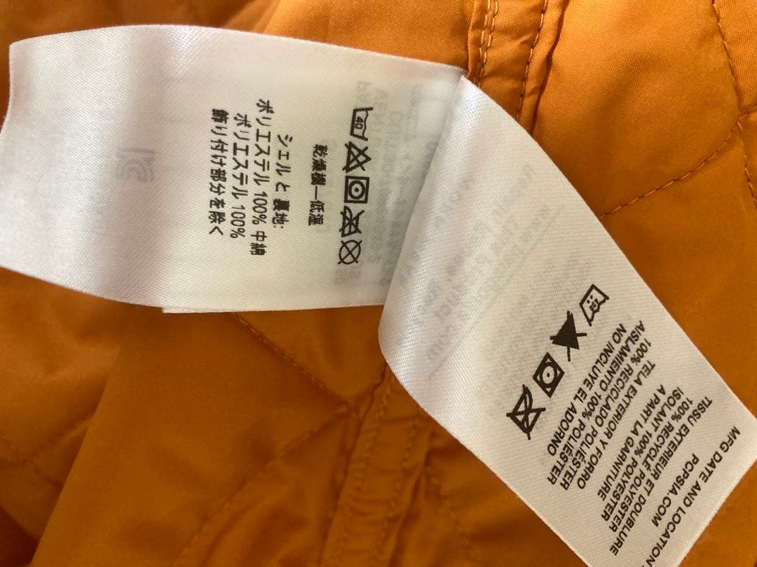 patagonia キルティングジャンパーM オリーブ フードジャンパーused