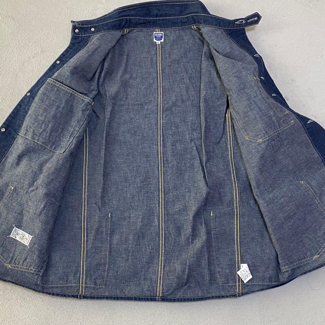 DENIME カバーオール　XL ダークブルー