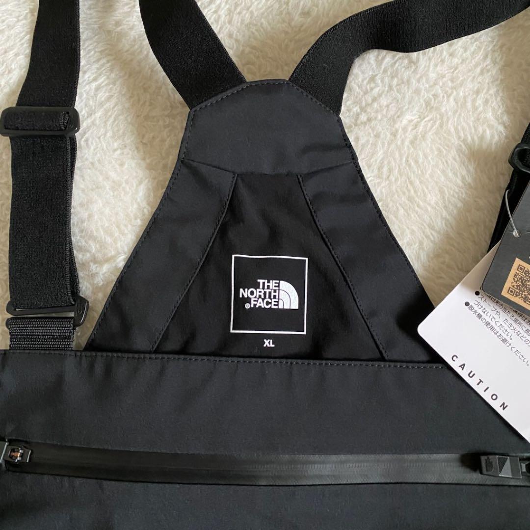 新品THE NORTH FACE ゴアテックス　スキー　スノボ　ビブ　黒　XL