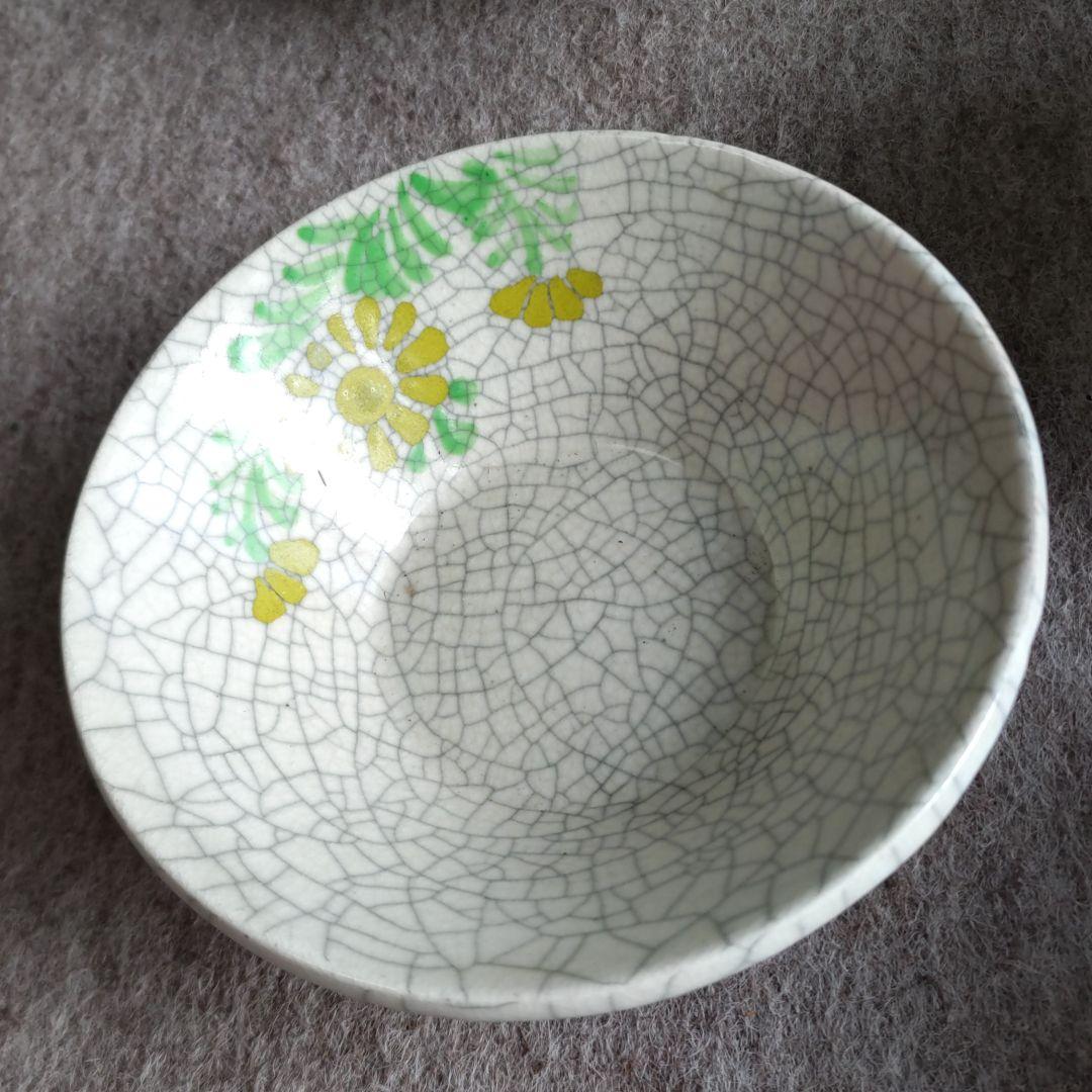 昔の花柄小鉢　5客　D074