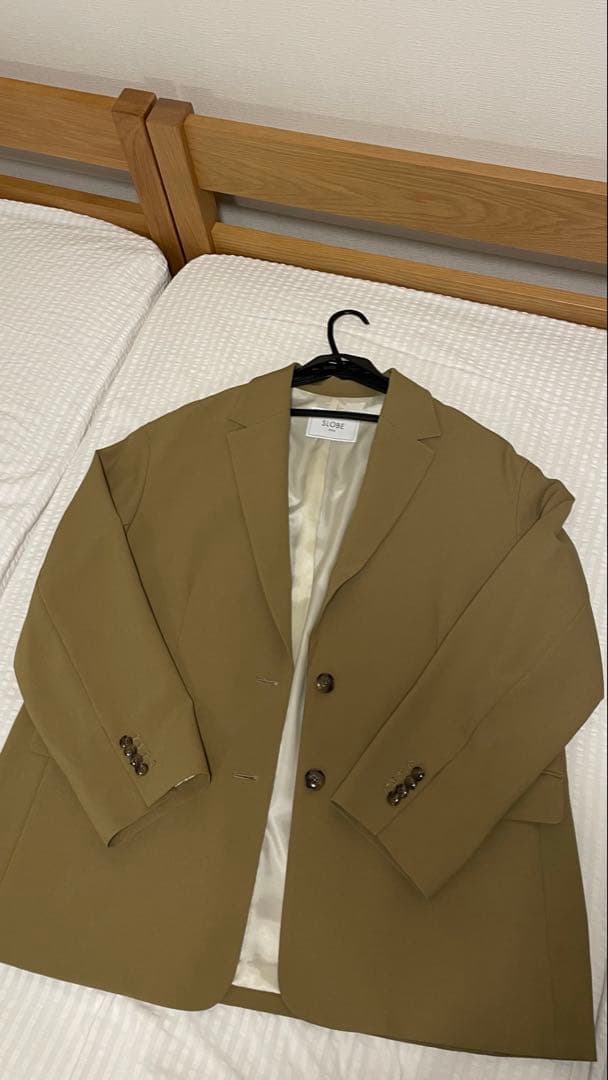 SLOBE IENA ウォッシャブルジャケット キャメル