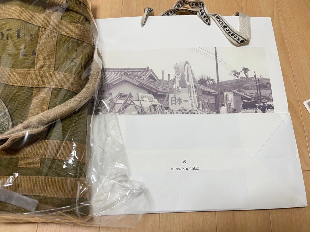 バッグ KAPITAL 4 Army Tattersall Fargo Bag