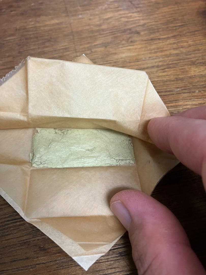 純金消　青　1瓦　旧中塚金属箔粉工業株式会社謹製