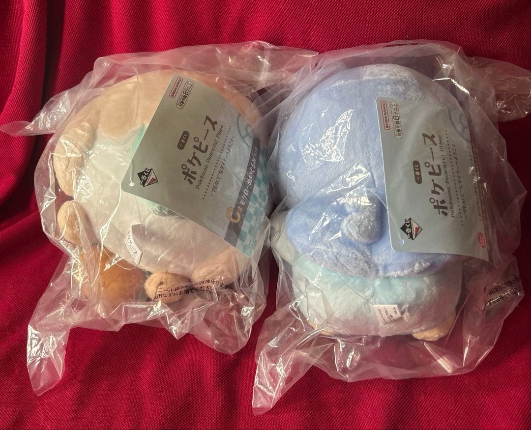 ポケモン　ポケピース　一番くじ　ぬいぐるみ　モクロー　ポッチャマ　ラストワン