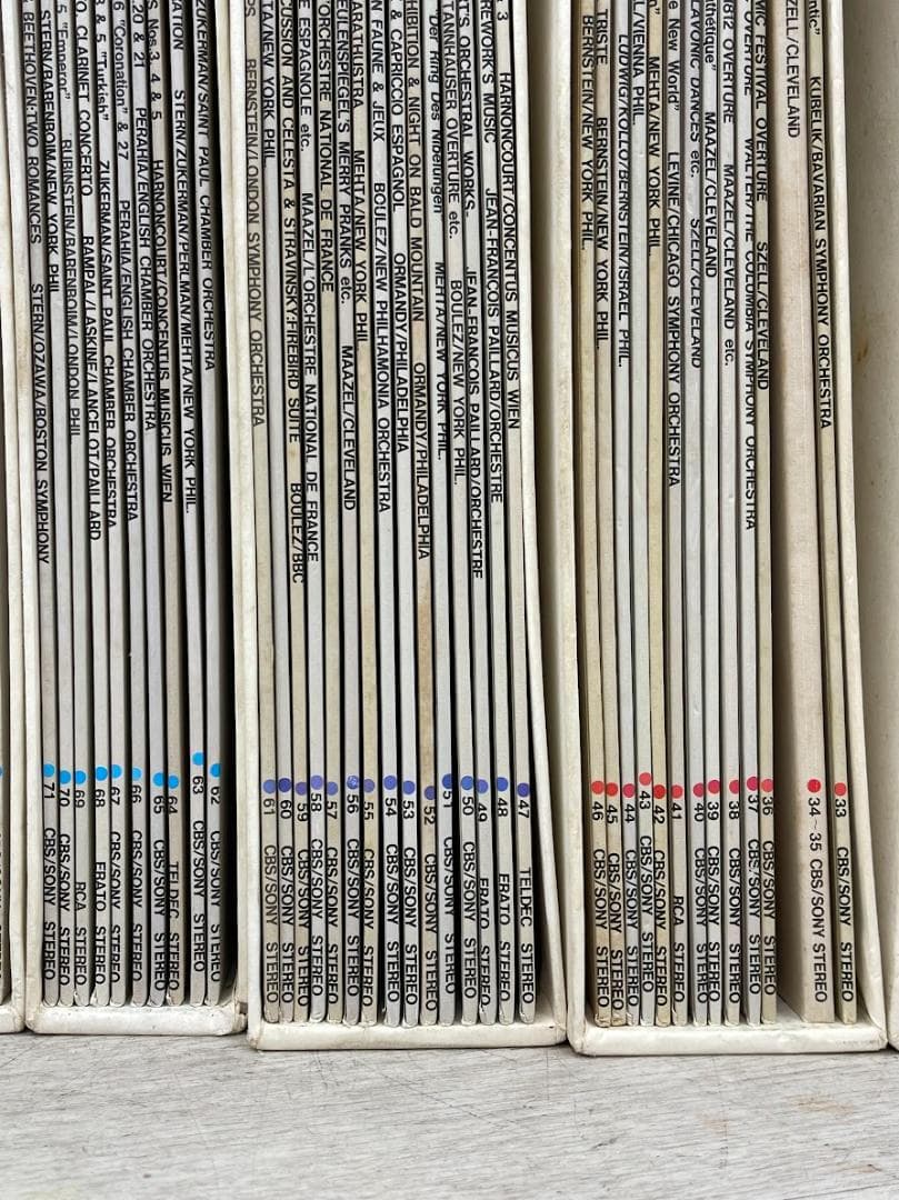 クラシカルミュージック LPレコード盤 9巻セット クラシック音楽大系 まとめて
