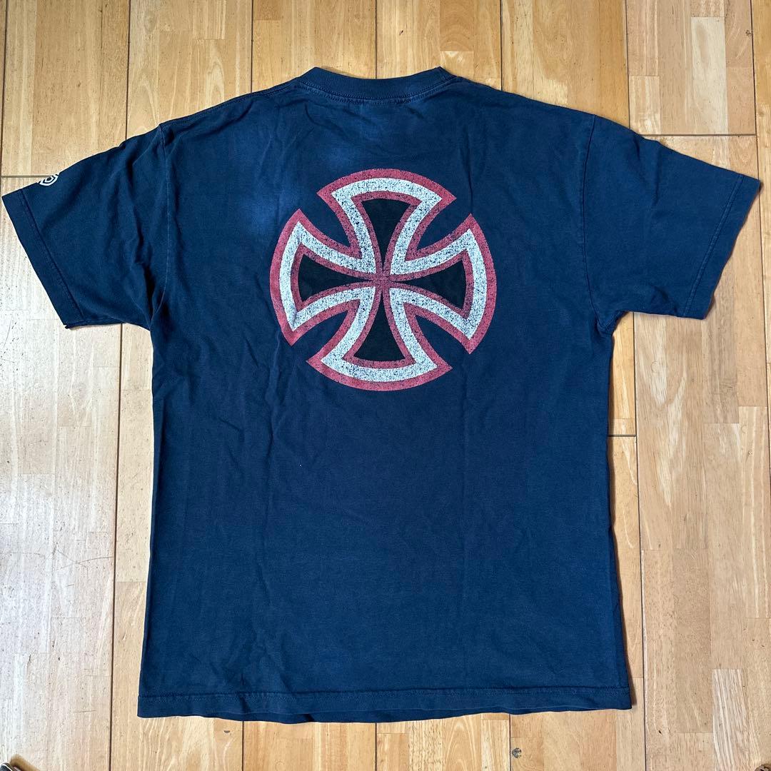 00s INDEPENDENT スケートTシャツ アイアンクロス L スケート