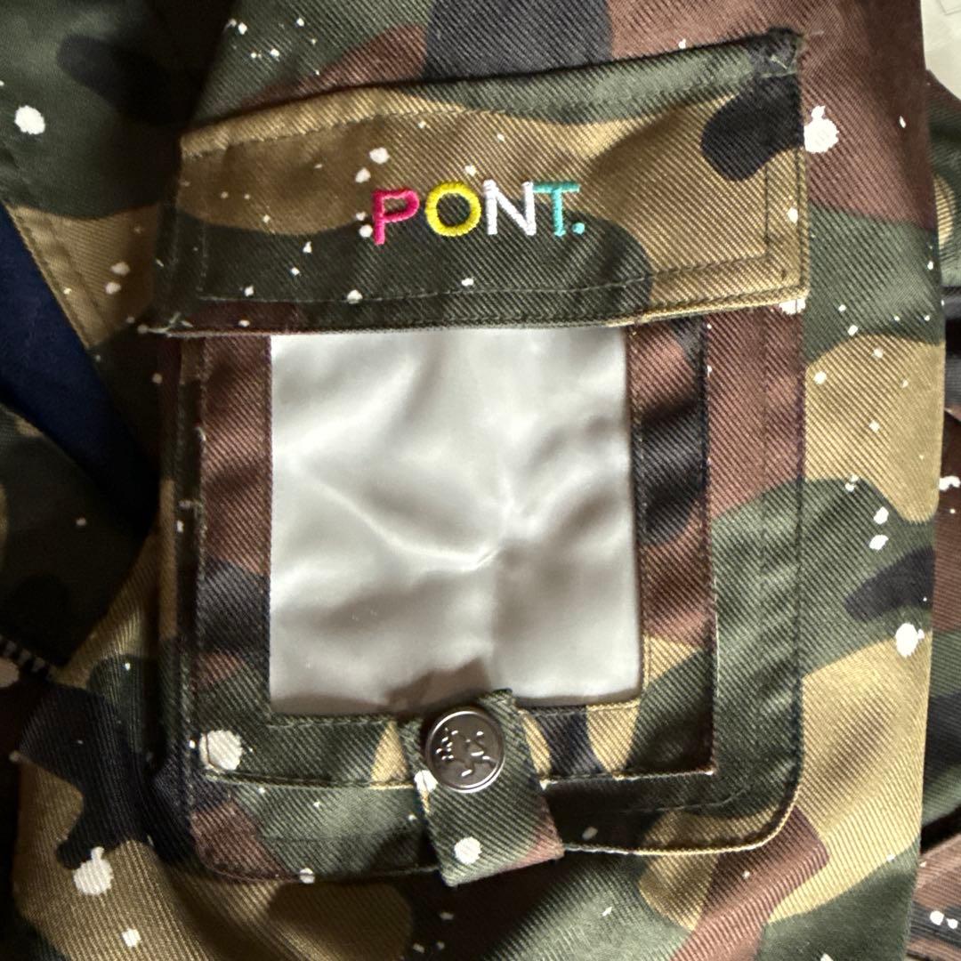 PONTAPES スキー スノーボードウェアセット 150（サイズ調整機能付き)