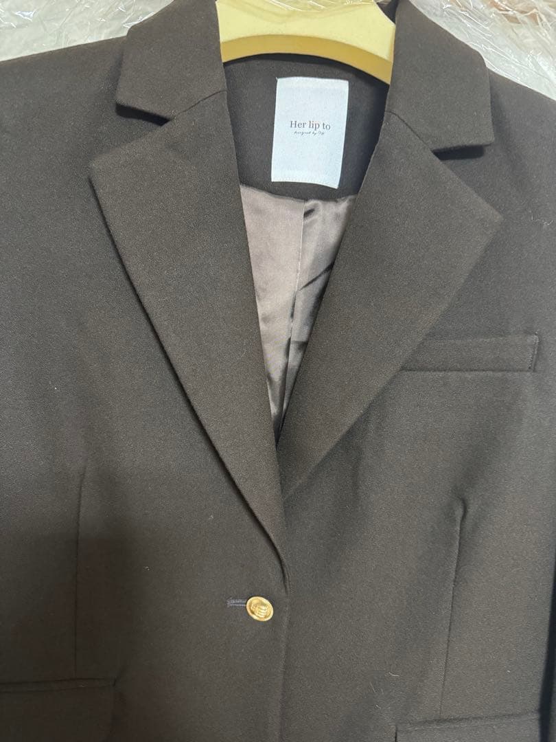 新品未使用Herlipto Romy Wool-Blend Jacket