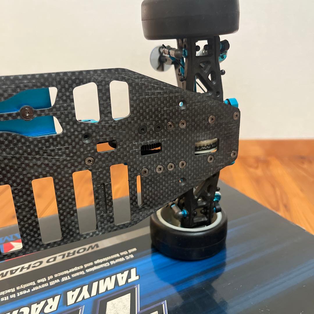 TRF416 サーボ付き　＆　新品RC限定パーツ　専用チタンビスセット
