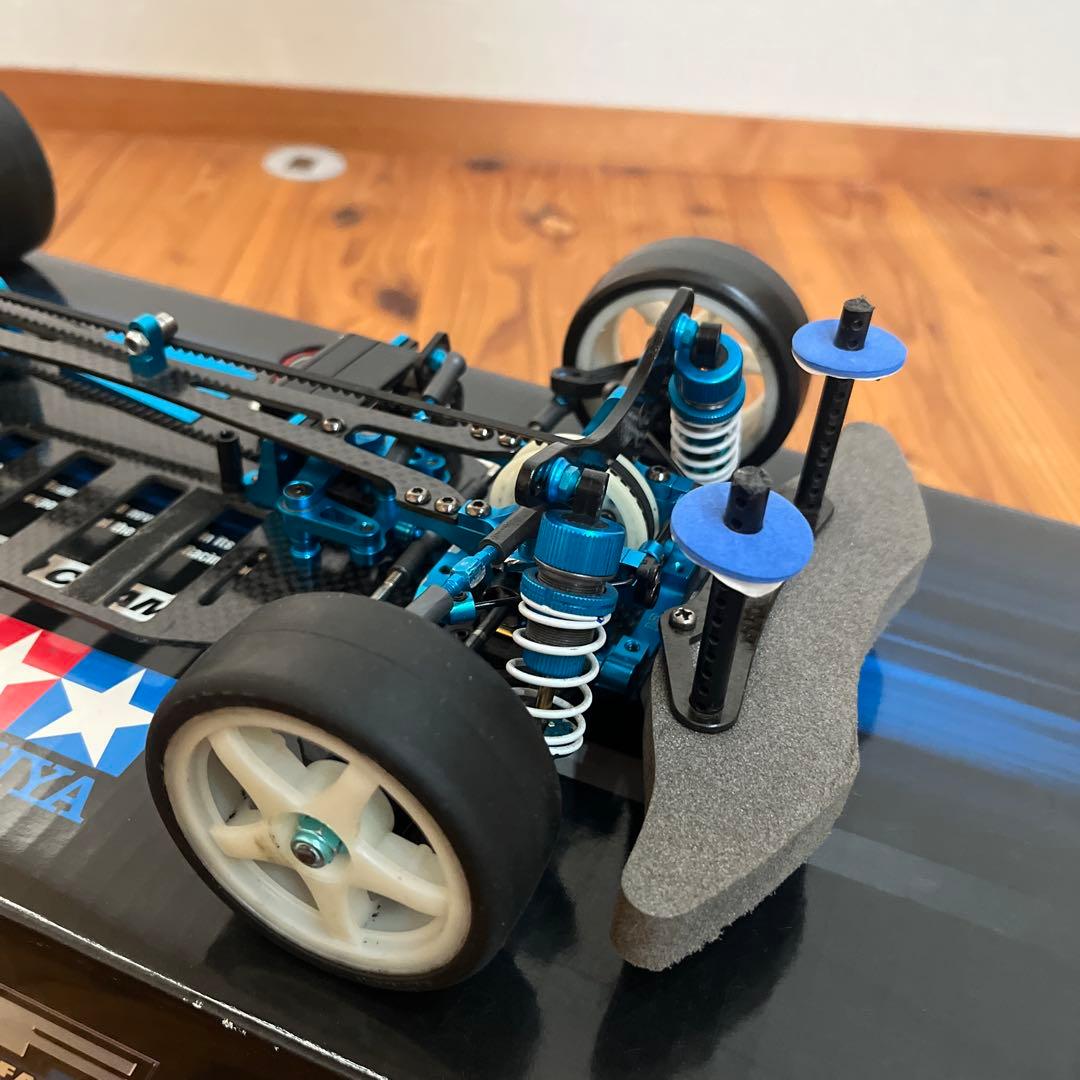 TRF416 サーボ付き　＆　新品RC限定パーツ　専用チタンビスセット