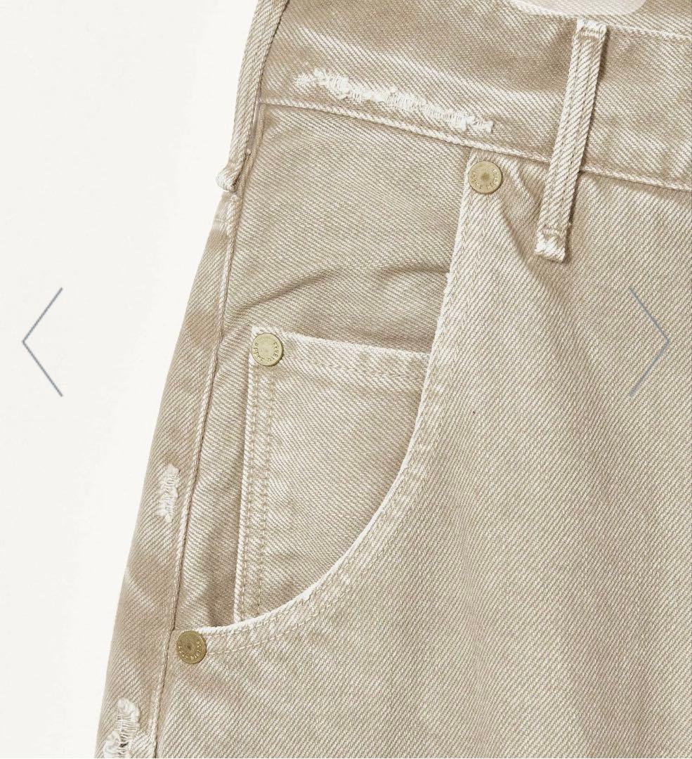 【upper hights for conte 】ベージュデニムパンツ　24