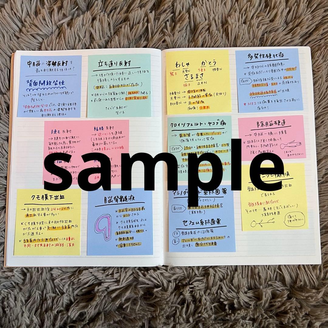 n様　現品☆看護師国家試験対策　付箋ノート250枚＋160枚＋国試まとめ＋第3弾