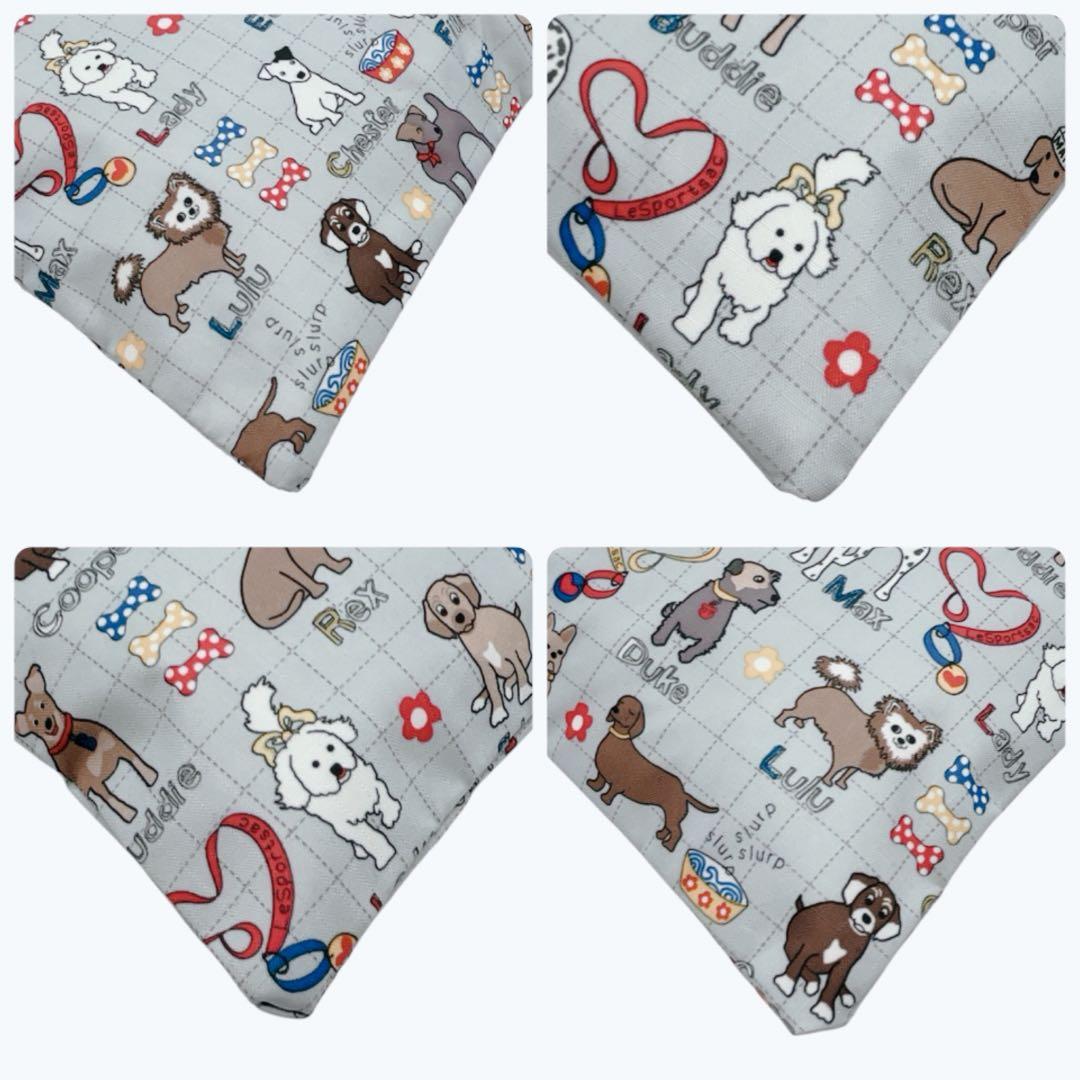 レスポートサック ボストンバック ショルダー バッグ 2way 犬柄 ポーチ付