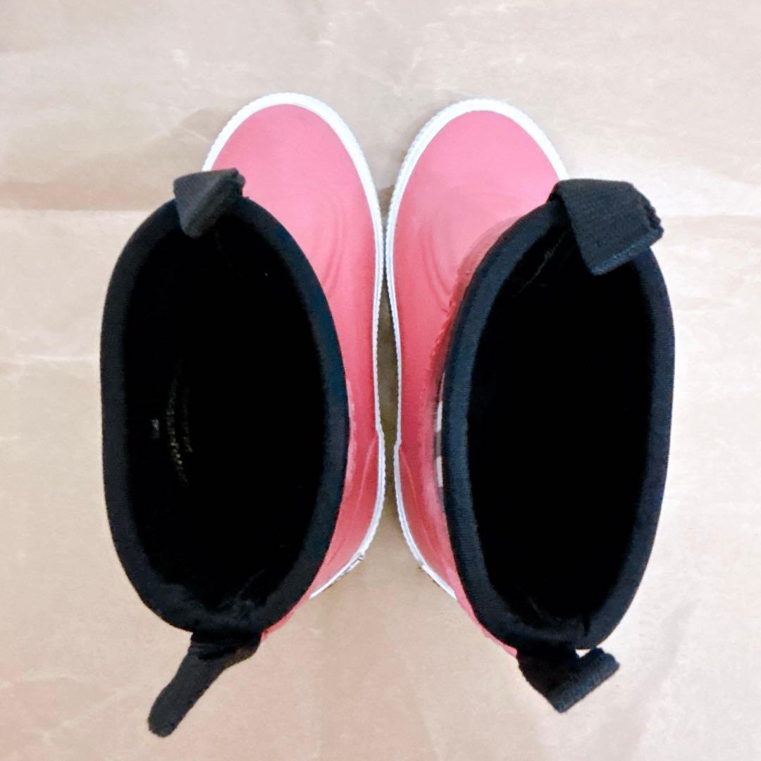 Burberryレインブーツ１６cm ピンク　ヴィンテージチェック長靴バーバリー