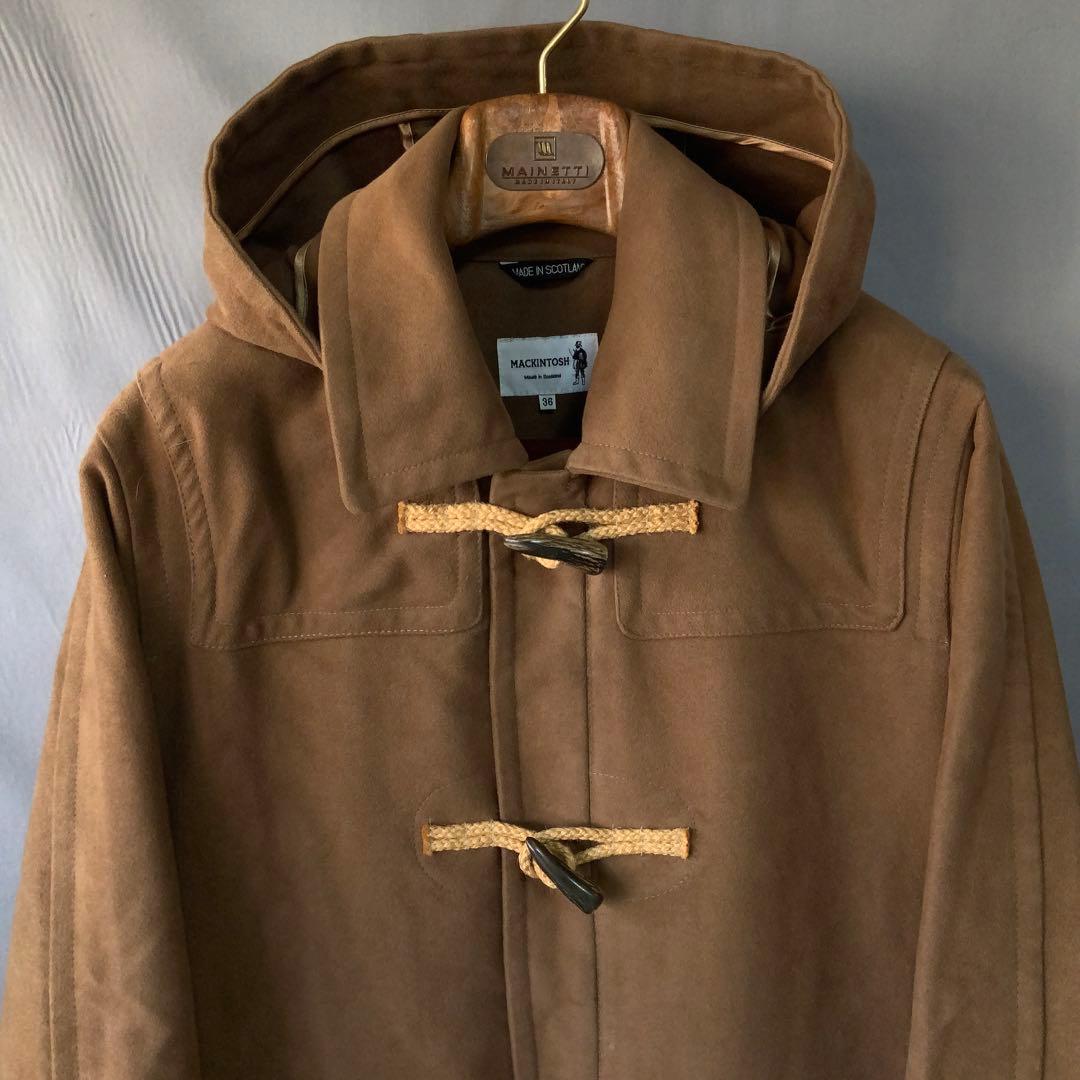 MACKINTOSHマッキントッシュ ダッフルコート36英国製モールスキン 茶色