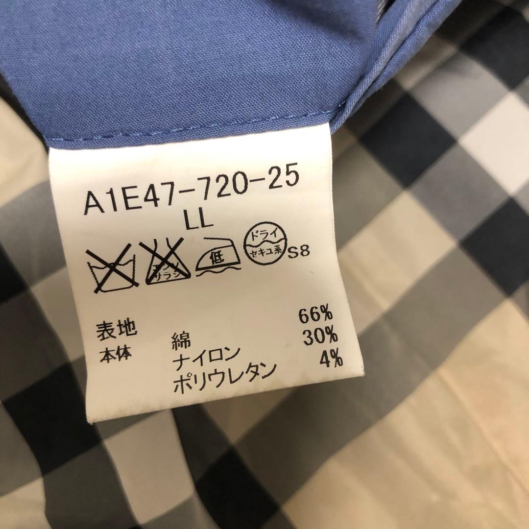 バーバリーロンドン　ノバチェック付テーラード　サイズLL ロゴボタン￼