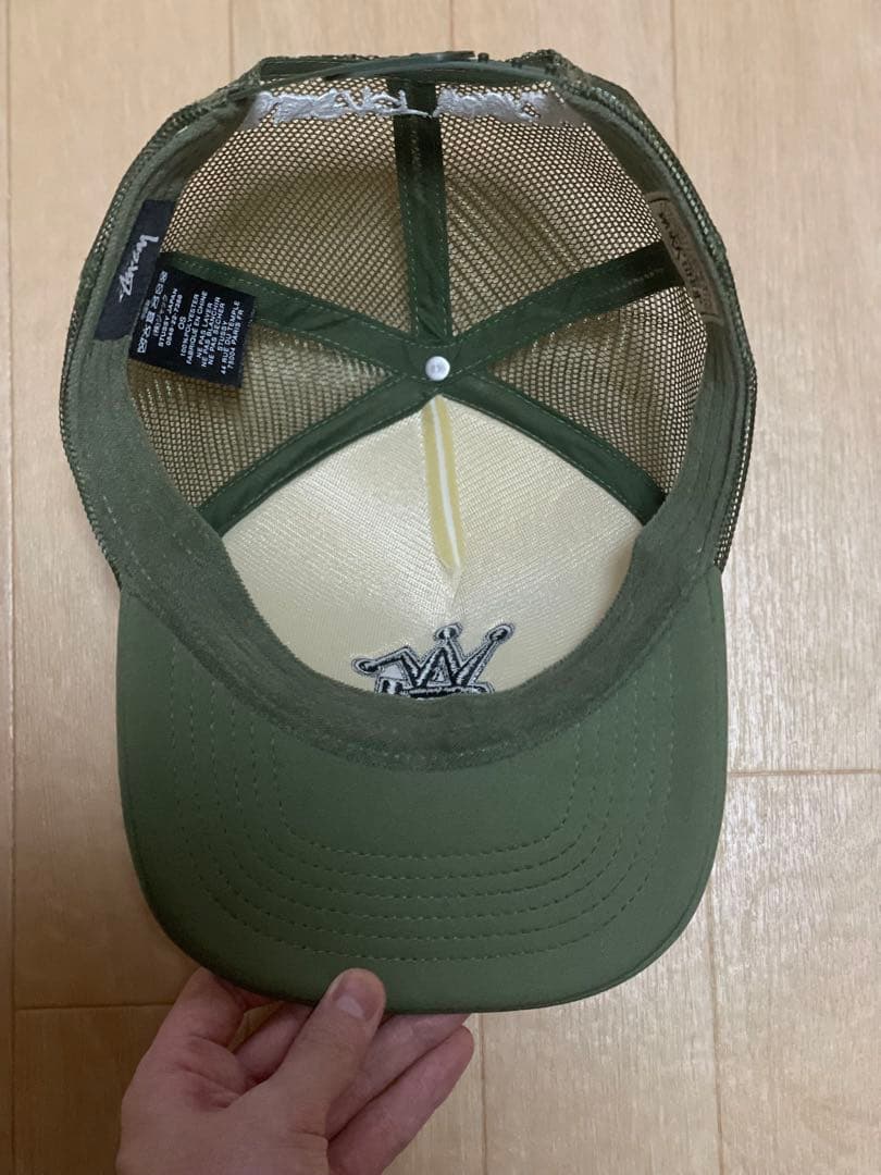 OUR LEGACY × STUSSY mesh trucker cap