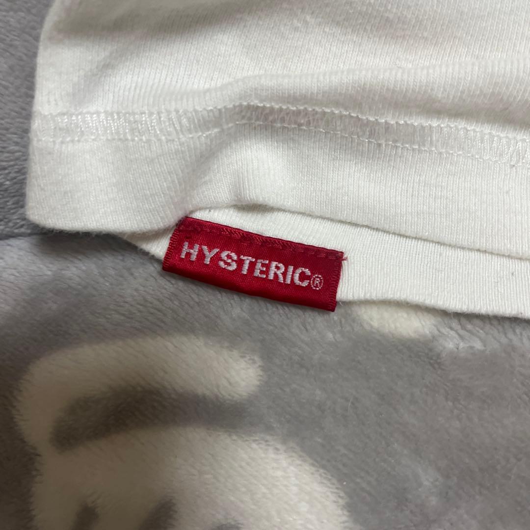 HYSTERIC GLAMOURバタフライプリント タンクトップ 白