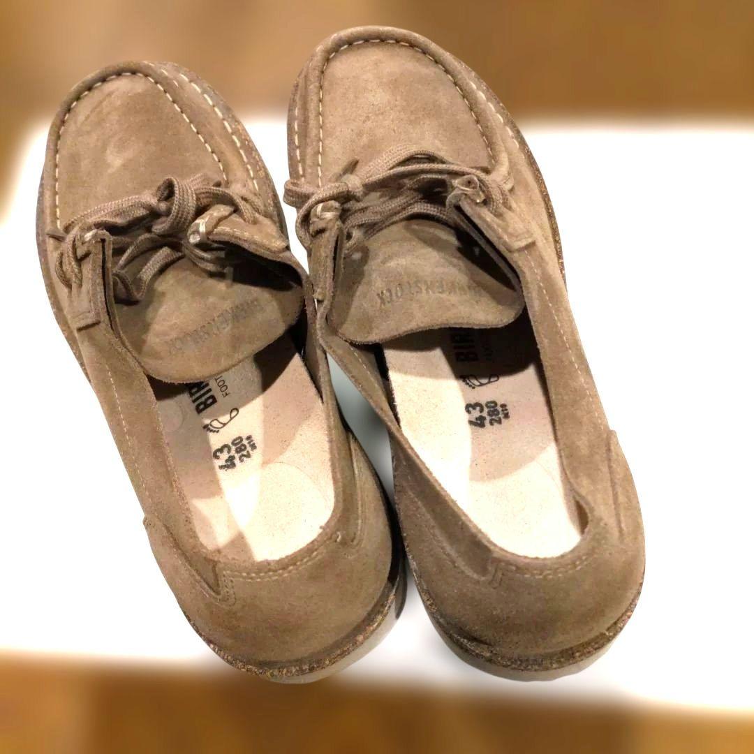BIRKENSTOCK メンズ　スエード モカシンシューズ　サイズ28