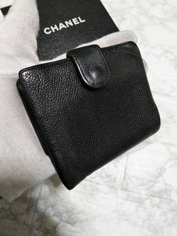 【綺麗】シャネル キャビア ココマーク 財布