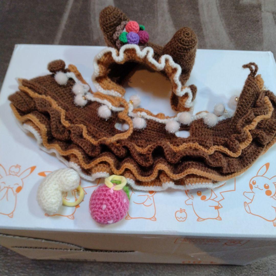 ピカチュウ ケーキ風ぬいぐるみ用ハンドメイド