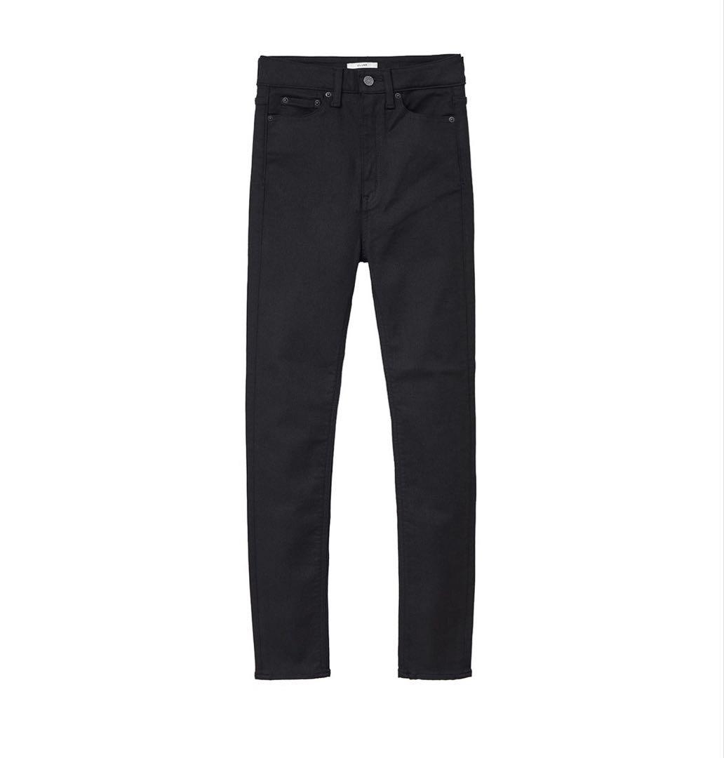 CLANE PINKY ブラックスキニーデニムパンツ