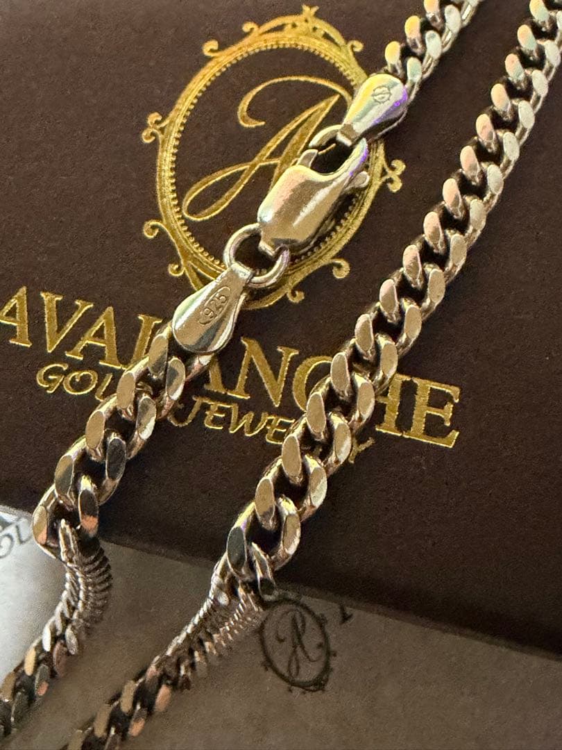 AVALANCHE シルバーマイアミネックレス　4mm 50cm