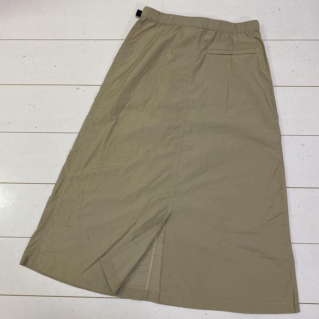 美品　ノースフェイス　レディース　コンパクトスカート　ロング　Ｌ　ベージュ