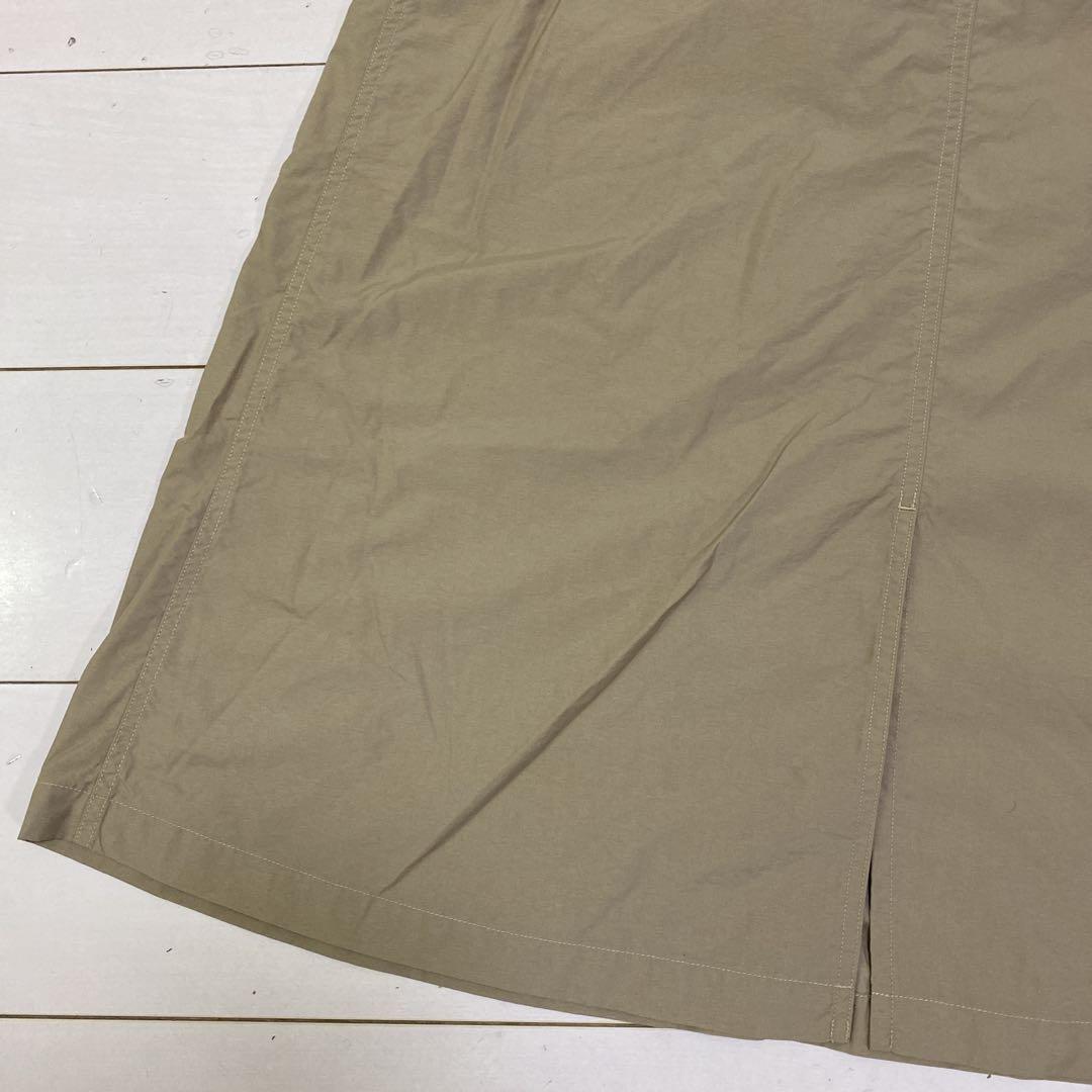 美品　ノースフェイス　レディース　コンパクトスカート　ロング　Ｌ　ベージュ