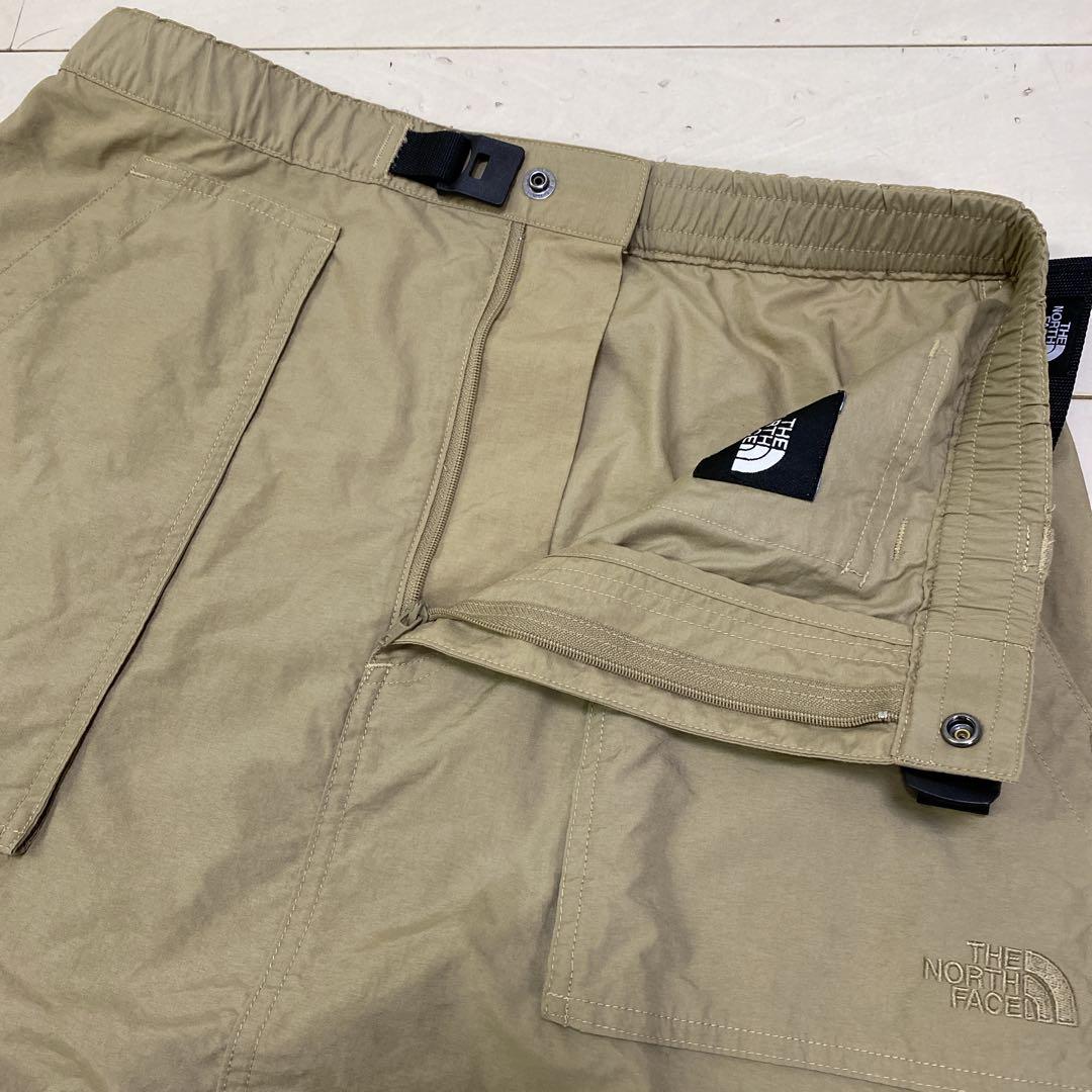 美品　ノースフェイス　レディース　コンパクトスカート　ロング　Ｌ　ベージュ