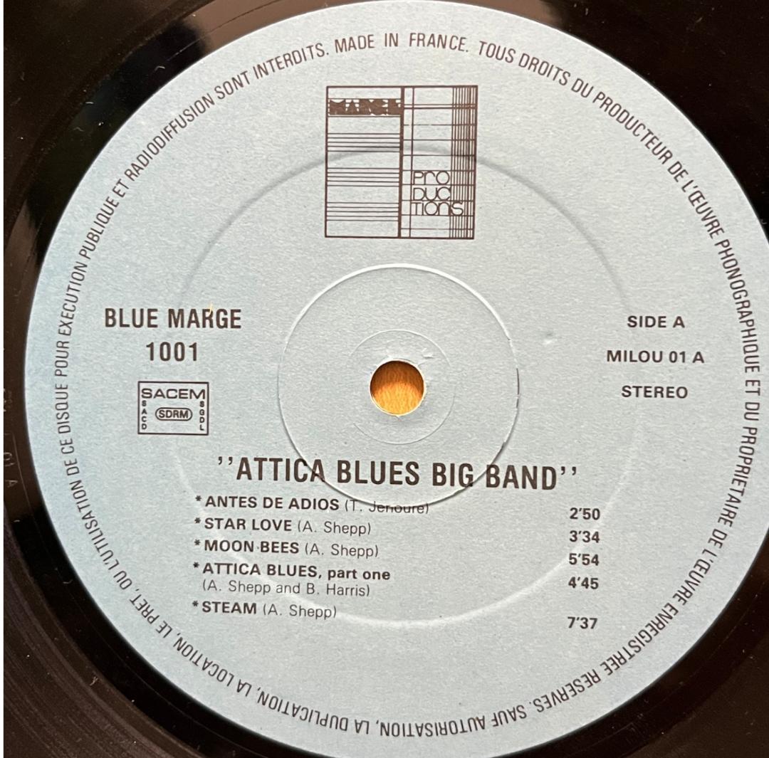 洋楽 ARCHIE SHEPP ATTICA BLUES BIG BAND