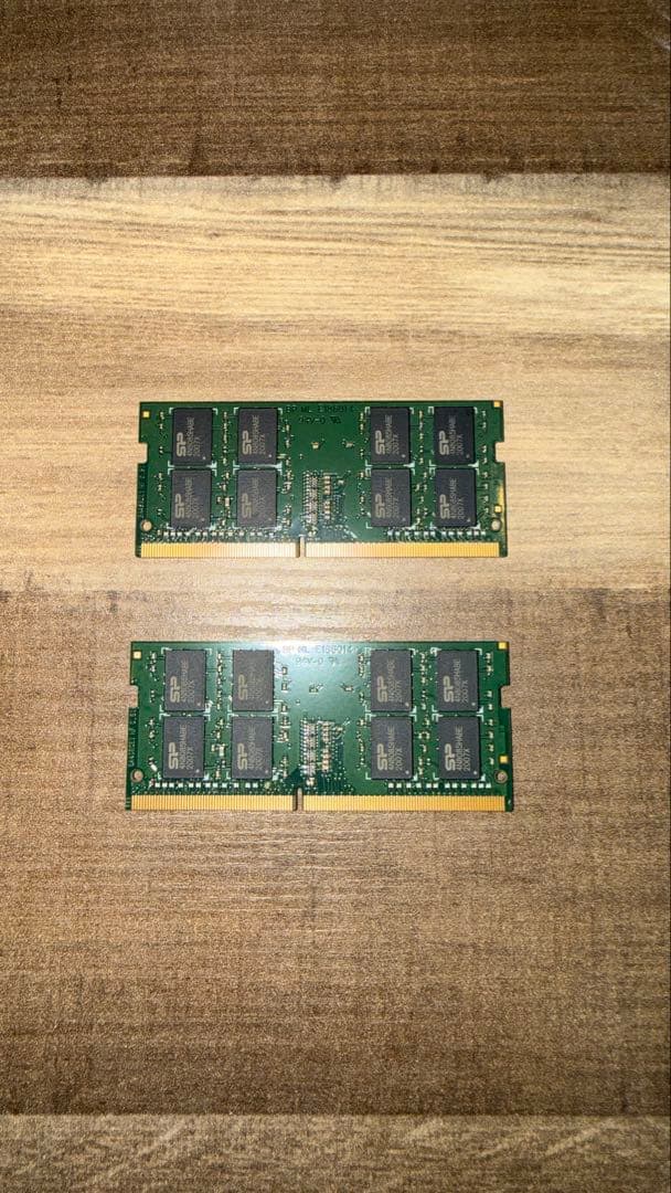 【 計32GB 】 ノートPC用メモリ 16GB 2枚DDR4-2666 SP製