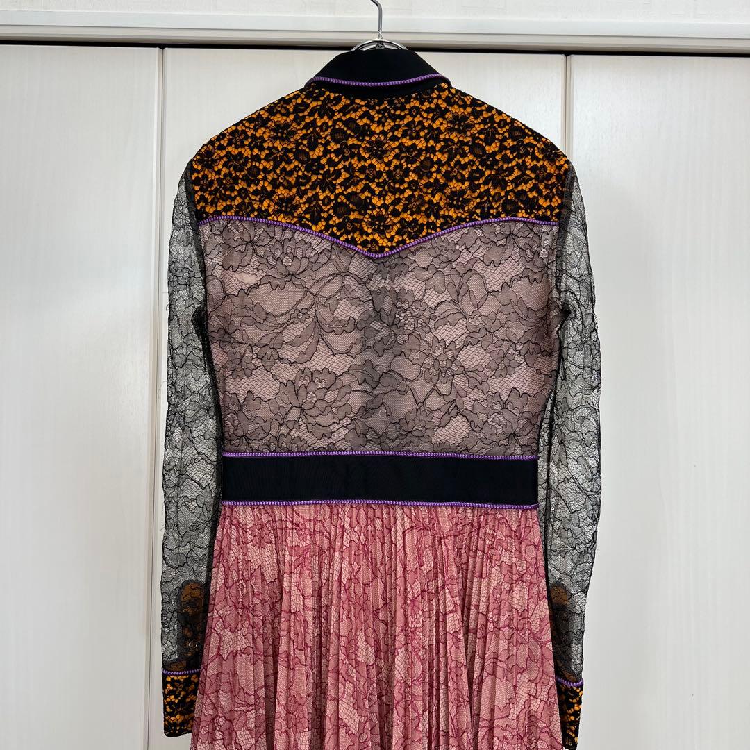 GUCCI Resort 2016 レース ウエスタン ドレス ミケーレ 38