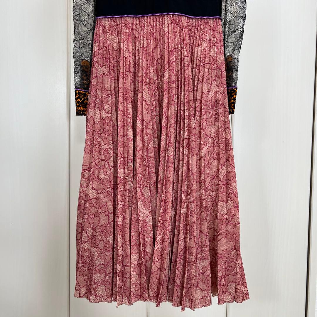 GUCCI Resort 2016 レース ウエスタン ドレス ミケーレ 38
