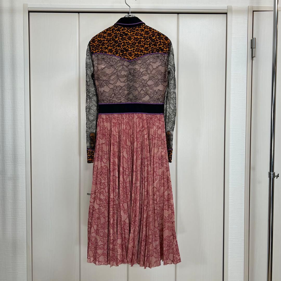 GUCCI Resort 2016 レース ウエスタン ドレス ミケーレ 38
