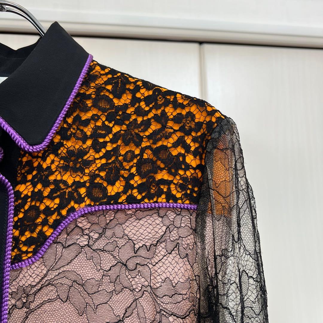 GUCCI Resort 2016 レース ウエスタン ドレス ミケーレ 38