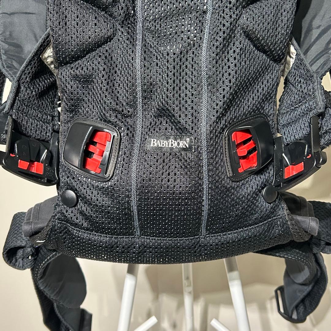 【美品】ベビービョルン 抱っこ紐 ONE KAI Air メッシュ ブラック
