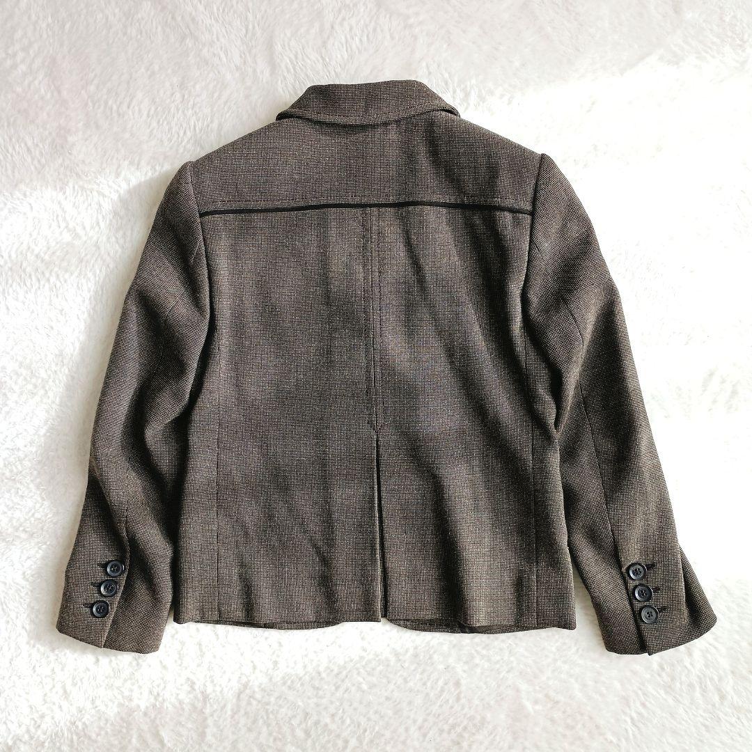 GUCCI　グッチ　チェック　エンブレムワッペン　テーラードジャケット