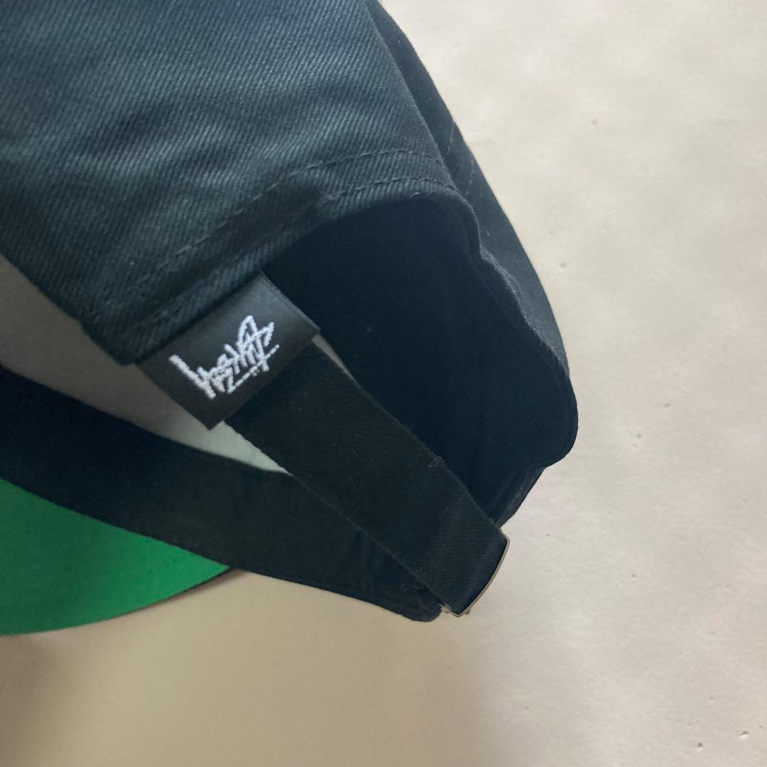 stussy STUロゴ 黒ベースボールキャップ
