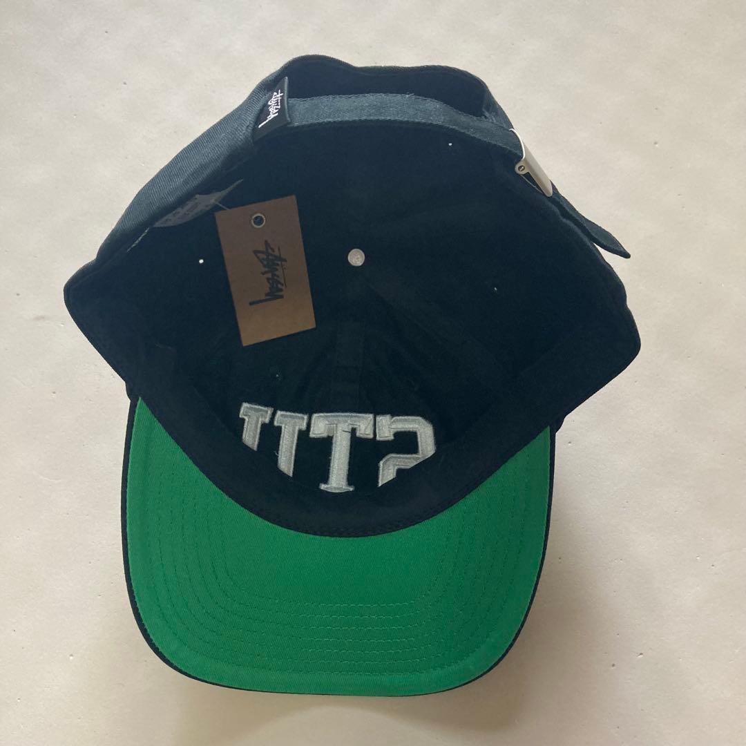 stussy STUロゴ 黒ベースボールキャップ