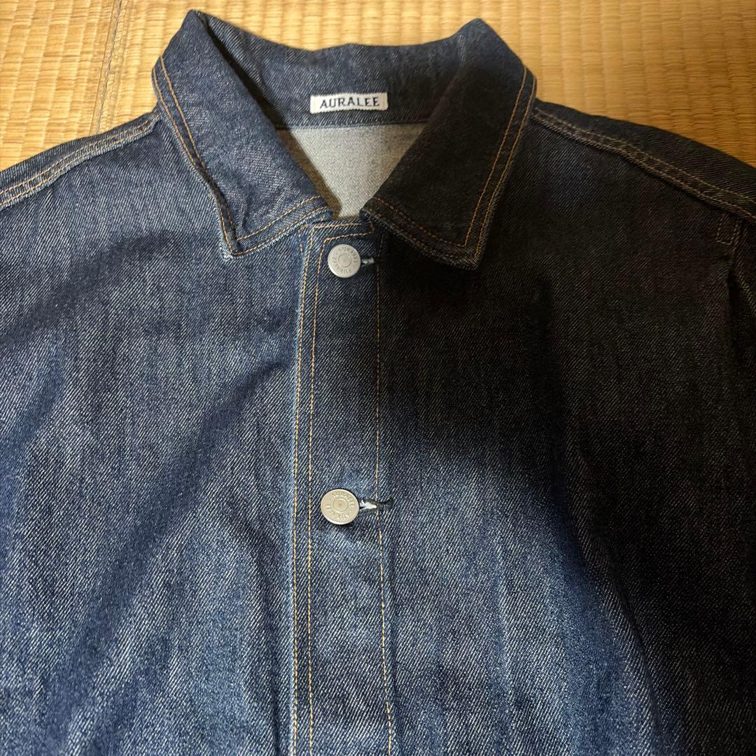 値下げ【常田着用モデル】　AURALEE TWIST DENIM BLOUZON