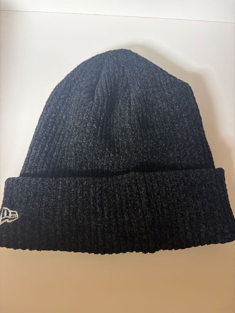 NEW ERA ベーシックカフニット モールヤーンニット ブラック