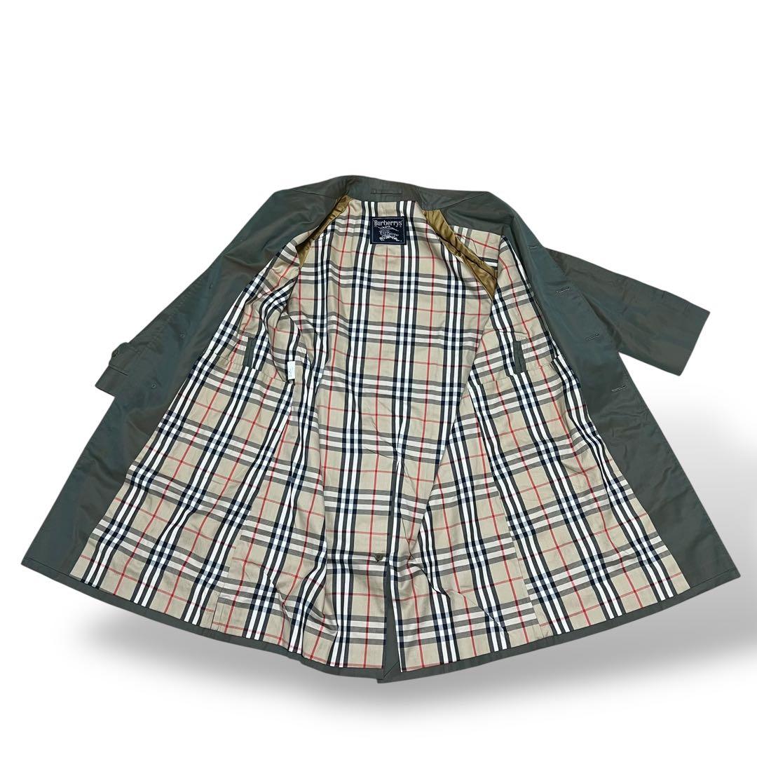 【美品】Burberrys ロングコート バーバリーズ　カーキ