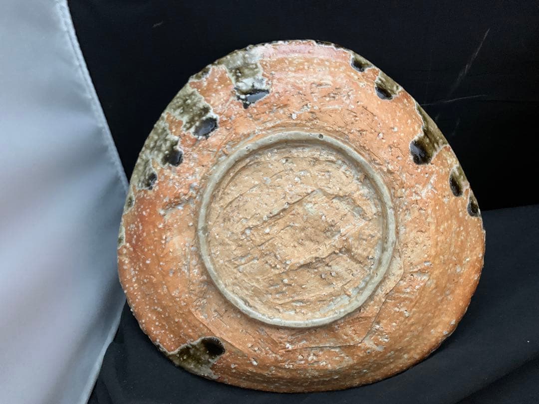 伊賀焼　仁平作　金箔　皿　5枚　中皿　器　和食器　懐石料理　共箱