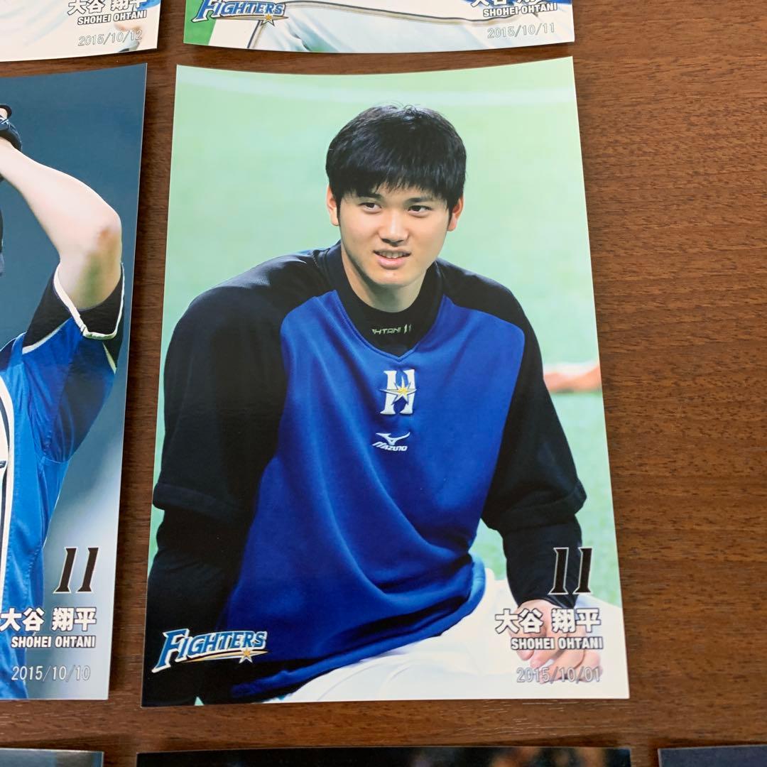 ❶　大谷翔平選手 2015年 ハイライトフォト 写真 縦 10枚