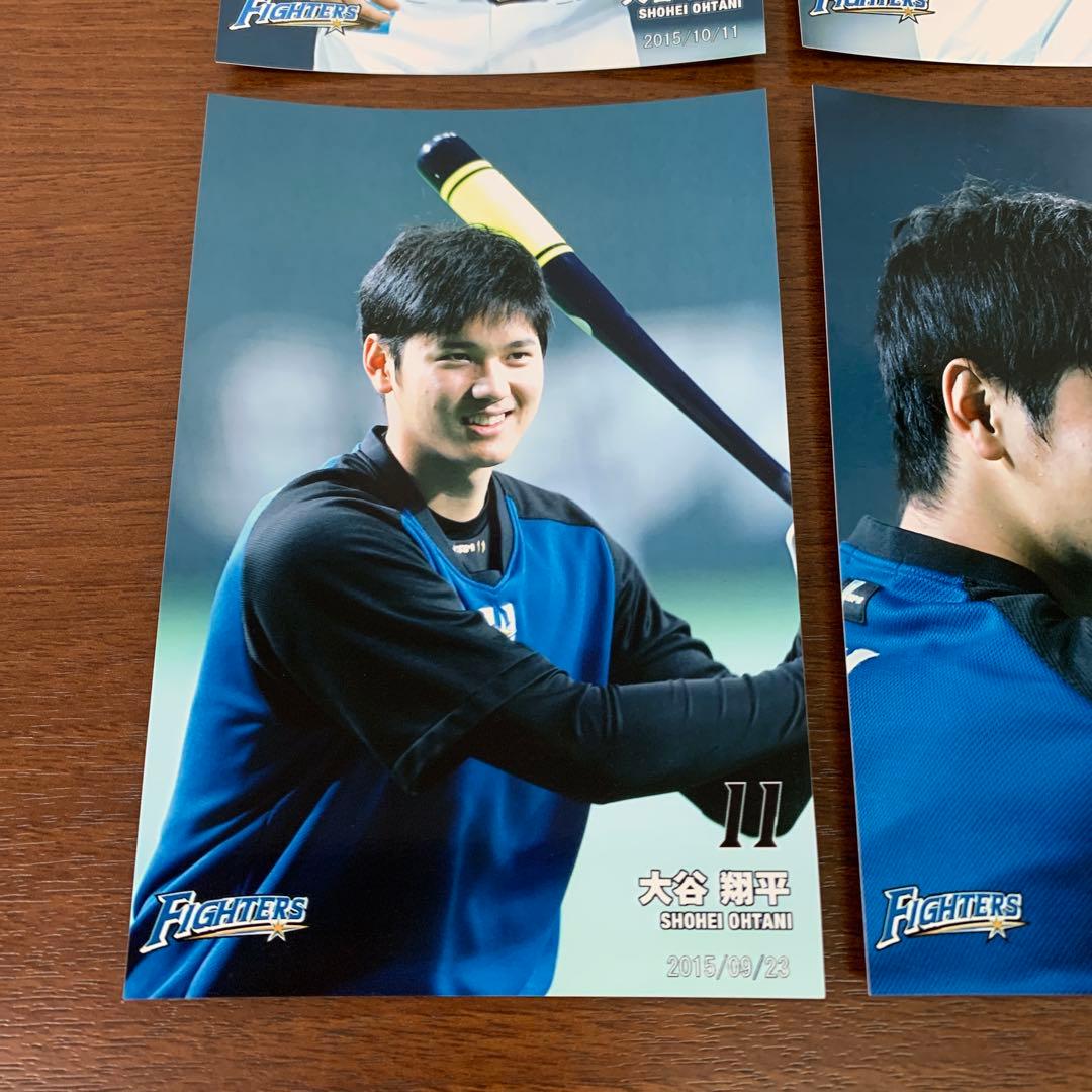 ❶　大谷翔平選手 2015年 ハイライトフォト 写真 縦 10枚