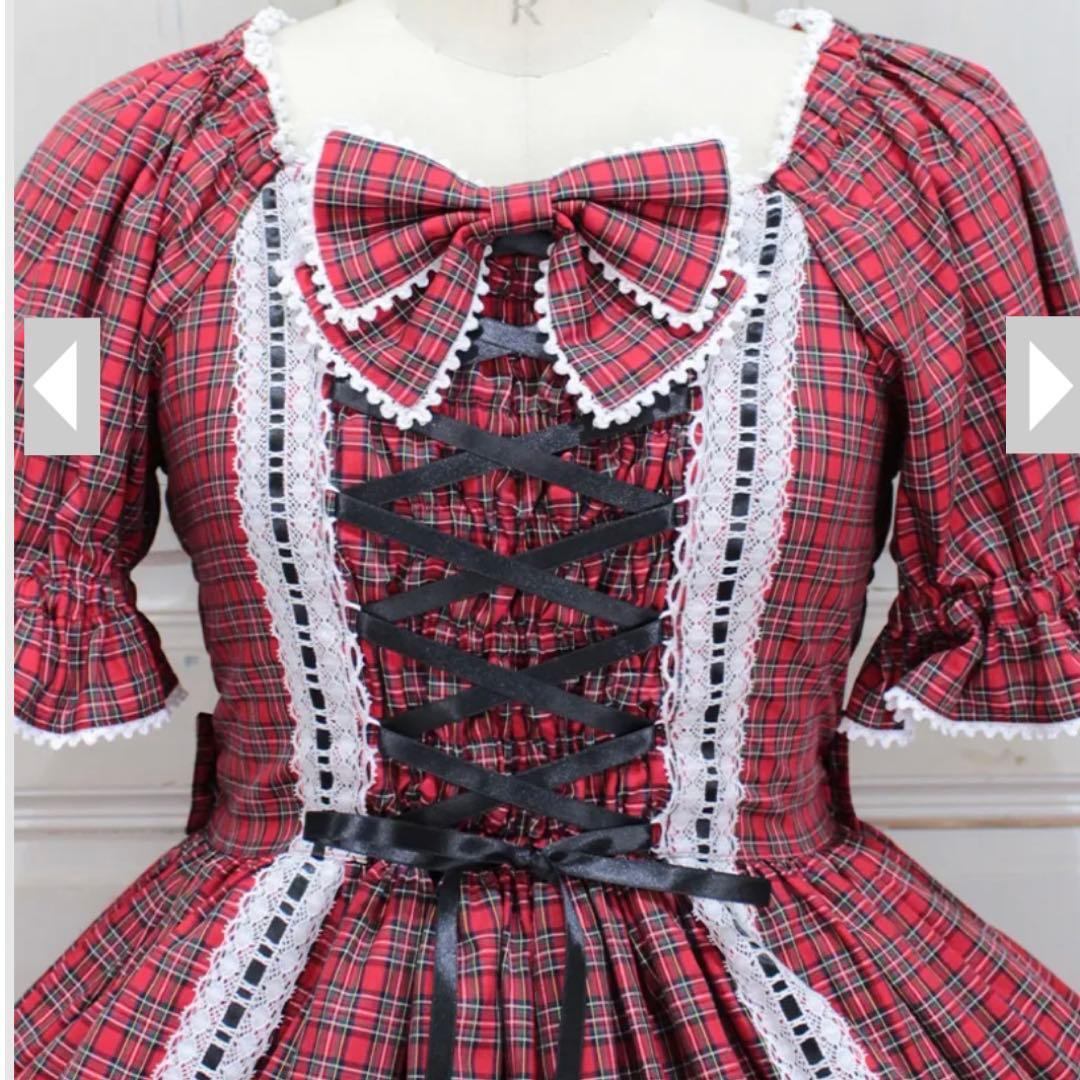 Dress up はしごレースリボンワンピース リボンヘッドドレス セット
