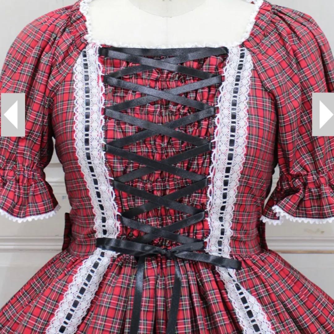 Dress up はしごレースリボンワンピース リボンヘッドドレス セット