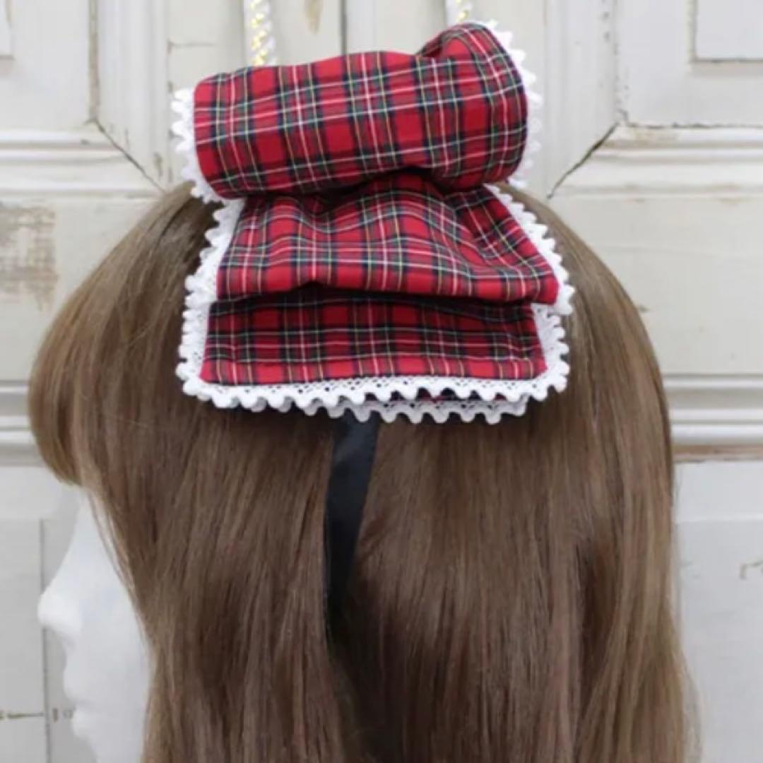 Dress up はしごレースリボンワンピース リボンヘッドドレス セット