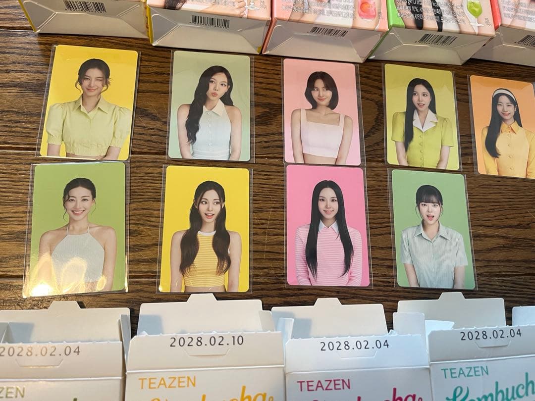 teazen twice コンプリートセット　空き箱　トレカ